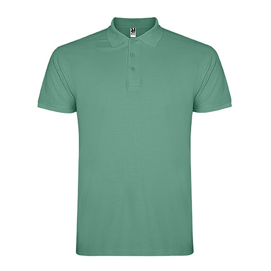 Koszulka Polo Meska Pique RY6638 - Dark Mint 164