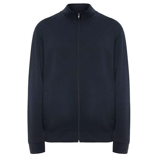 Bluza Zapinana z Kapturem ze Stojka Bawelniana Poliestrowa RY6439 - Navy Blue 55