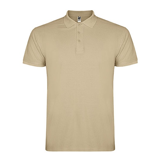 Koszulka Polo Meska Pique RY6638 - Sand 07