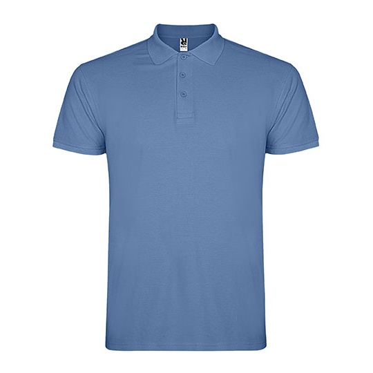 Koszulka Polo Meska Pique RY6638 - Riviera Blue 261