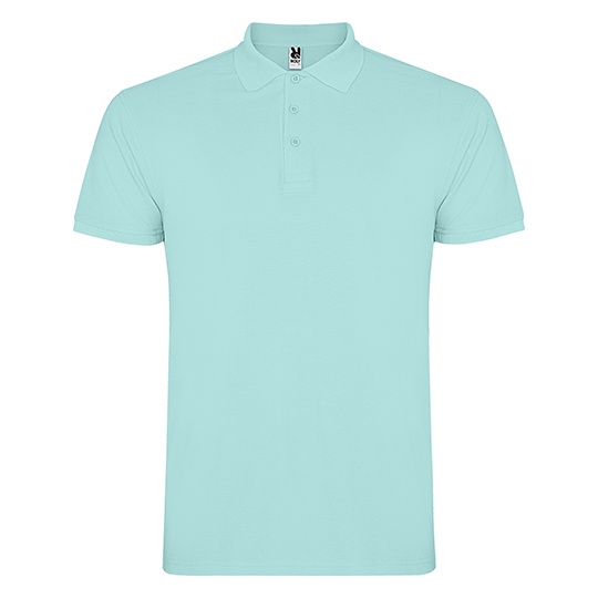 Koszulka Polo Męska Pique RY6638 - Mint 98