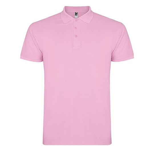 Koszulka Polo Męska Pique RY6638 - Light Pink 48
