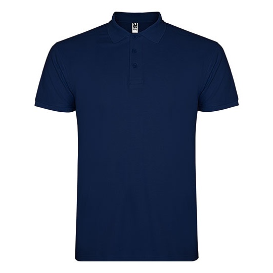 Koszulka Polo Meska Pique RY6638 - Navy Blue 55