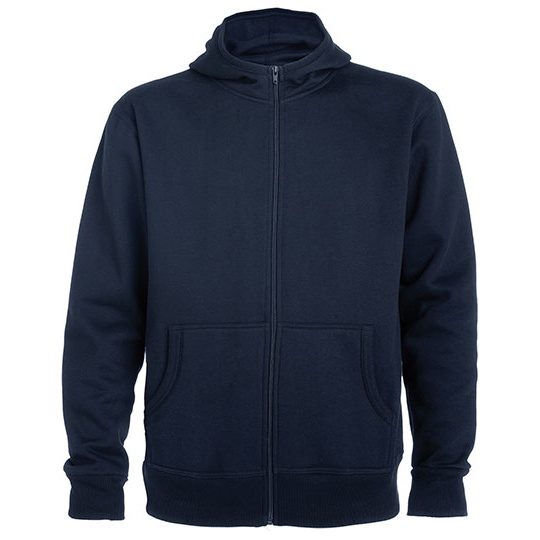 Bluza z Kapturem na Zamek Czesana Podszewka RY6421 - Navy Blue 55