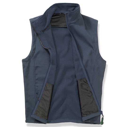 Kamizelka Softshell Meska Klasyczna Wodoodporna RT232 - Navy & Navy