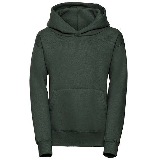 Bluza Klasyczna Czesana Bawełna Z575NK - Bottle Green