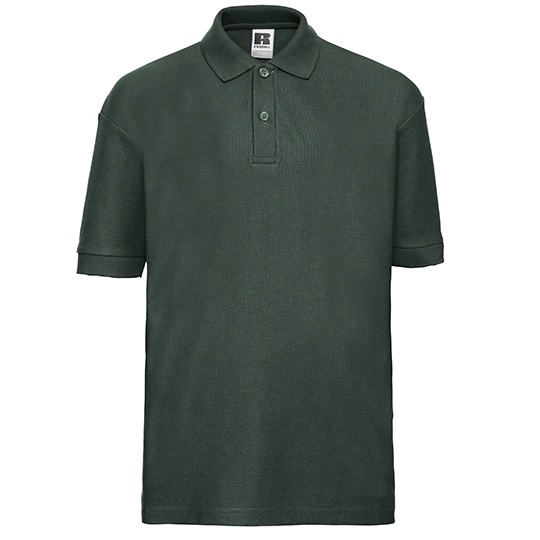 Koszulka Polo Dziecieca Klasyczna Pika Poliester Bawelna Z539K - Bottle Green