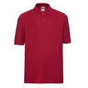 Koszulka Polo Dziecięca Klasyczna Pika Poliester Bawełna Z539K - Classic Red