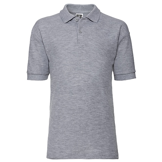 Koszulka Polo Dziecięca Klasyczna Pika Poliester Bawełna Z539K - Light Oxford (Heather)