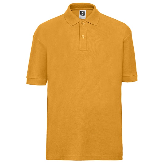 Koszulka Polo Dziecieca Klasyczna Pika Poliester Bawelna Z539K - Pure Gold