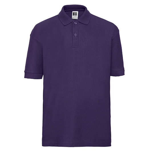 Koszulka Polo Dziecieca Klasyczna Pika Poliester Bawelna Z539K - Purple
