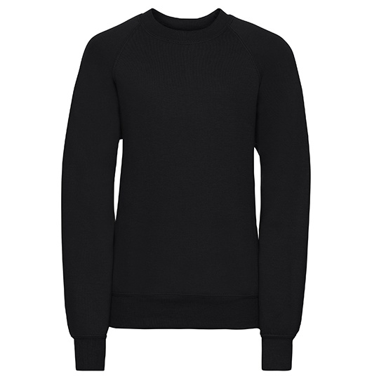 Bluza Klasyczna Czesana Bawelna Poliester Z762K - Black