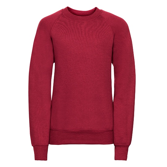 Bluza Klasyczna Czesana Bawelna Poliester Z762K - Classic Red
