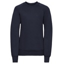 Bluza Klasyczna Czesana Bawełna Poliester Z762K - French Navy