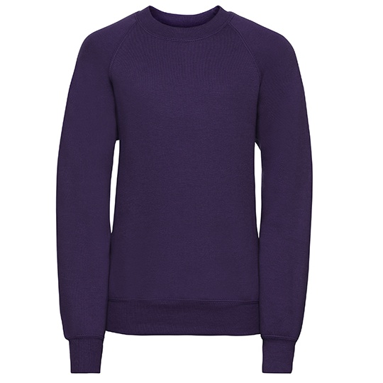 Bluza Klasyczna Czesana Bawełna Poliester Z762K - Purple