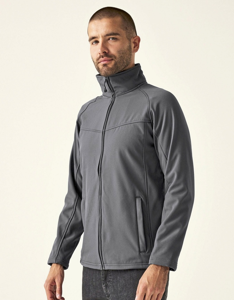Kurtka Klasyczna Softshell Wodoodporna RG642 - Classic Red & Seal Grey (Solid)
