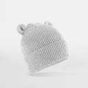 Czapka Dziecieca Beanie Bawelniana Z Uszami CB340A - Cloud Grey