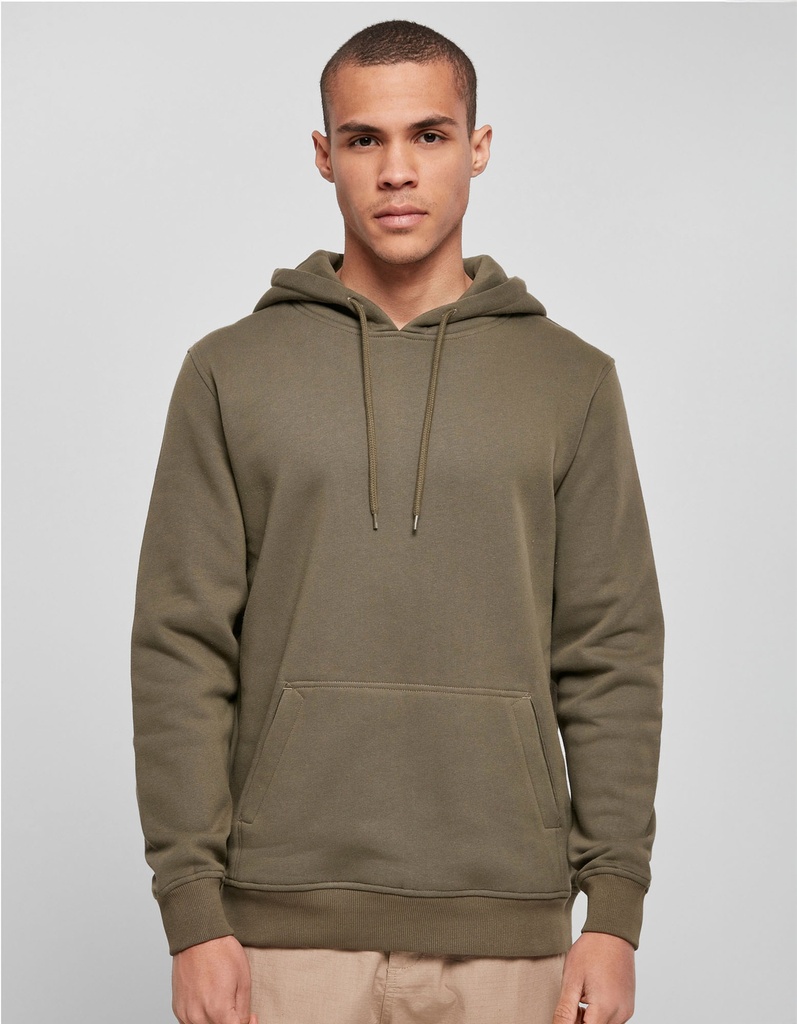 Bluza Dopasowana Bawełniana Organiczna BY137 - Olive