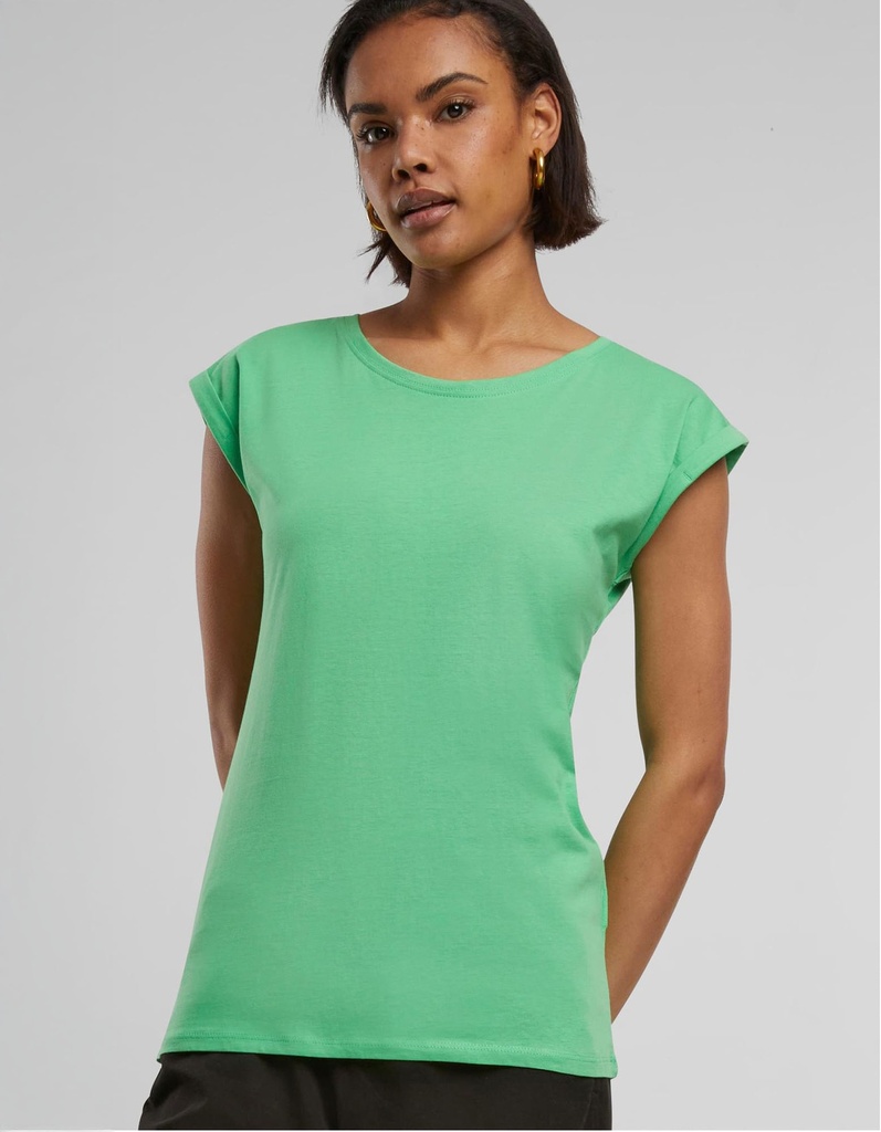 Koszulka Damska Dluga Bawelniana Jersey BY021 - Ghost Green