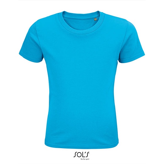 T-shirt Dzieciecy Klasyczny Bawelna Organiczna L03578 - Aqua