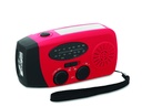 Przenosne radio z latarka LED  MO2746- - czerwony