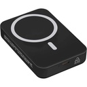 Bezprzewodowy power bank 10000 mAh - czarny