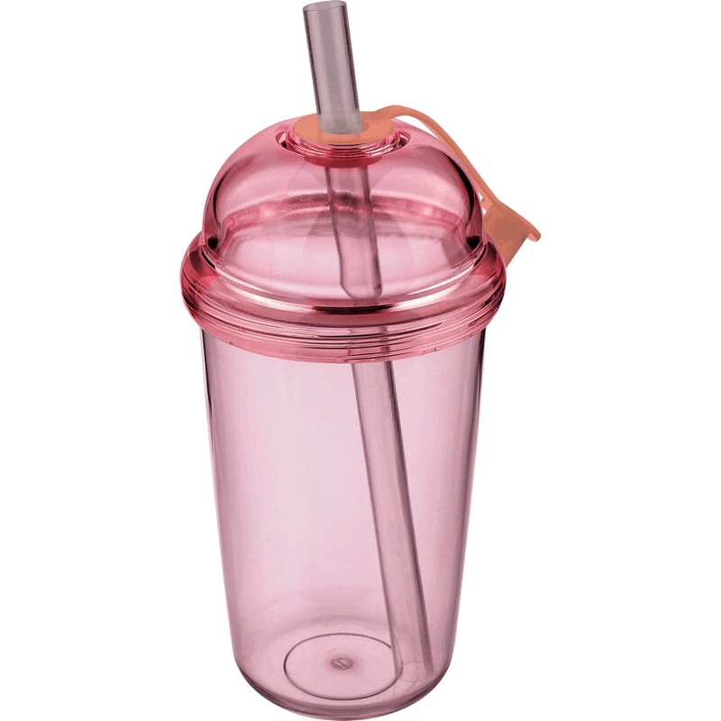 Kubek podróżny 500 ml - różowy