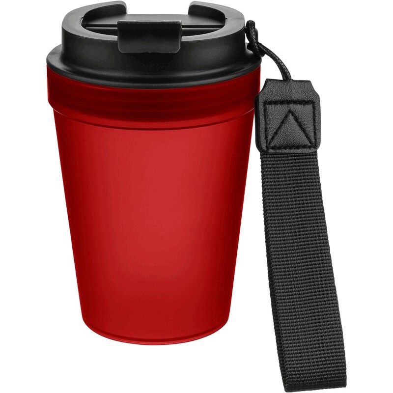 Kubek podróżny 350 ml - czerwony