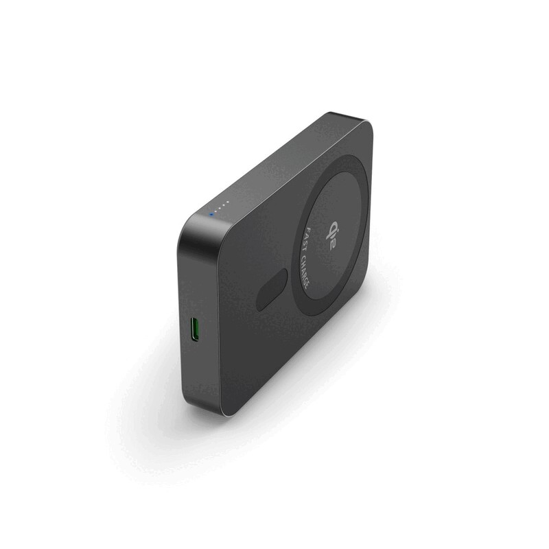Magnetyczny power bank 10000 mAh Hama - czarny