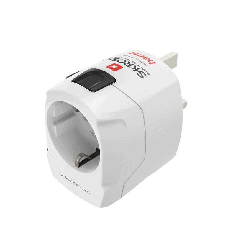 Adapter podróżny Skross for Hama Pro - biały