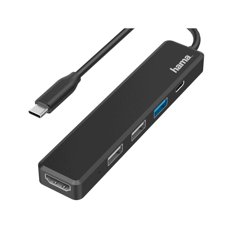 Hub USB, USB-C, HDMI Hama - czarny