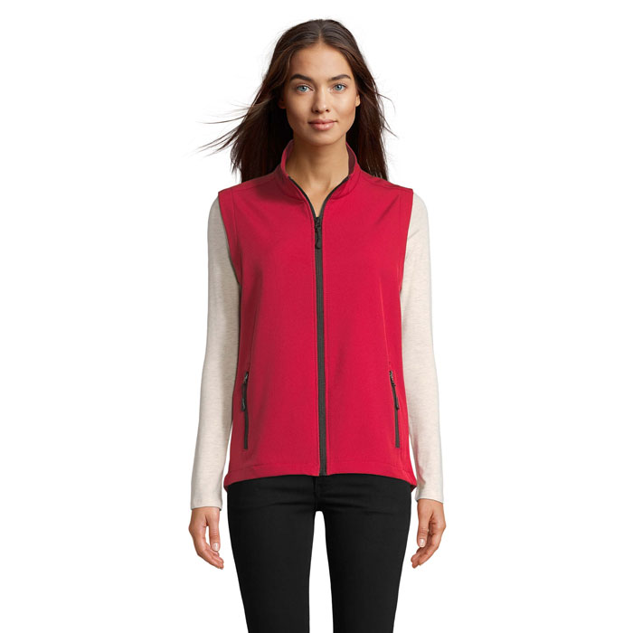 RACE BW WOMENSOFTSHELL - pepper red