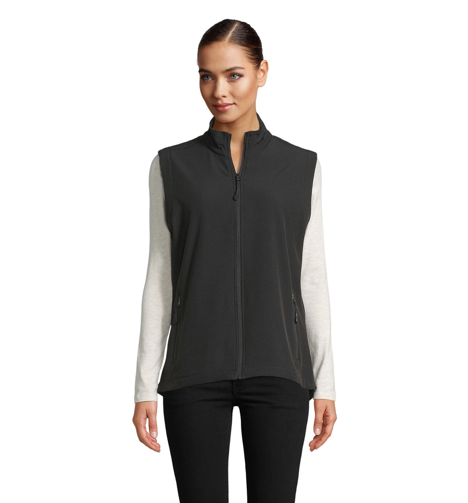 RACE BW WOMENSOFTSHELL - czarny