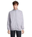 COOPER FULL ZIP SWEAT - szary melanż 2