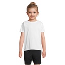 SPRINT KIDS SPORTS T-SHIRT - bialy