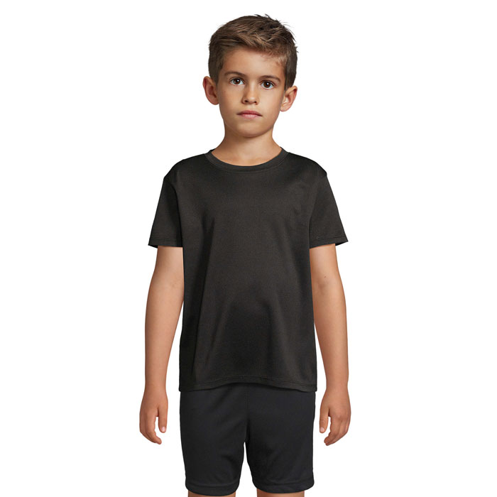 SPRINT KIDS SPORTS T-SHIRT - czarny