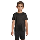 SPRINT KIDS SPORTS T-SHIRT - czarny