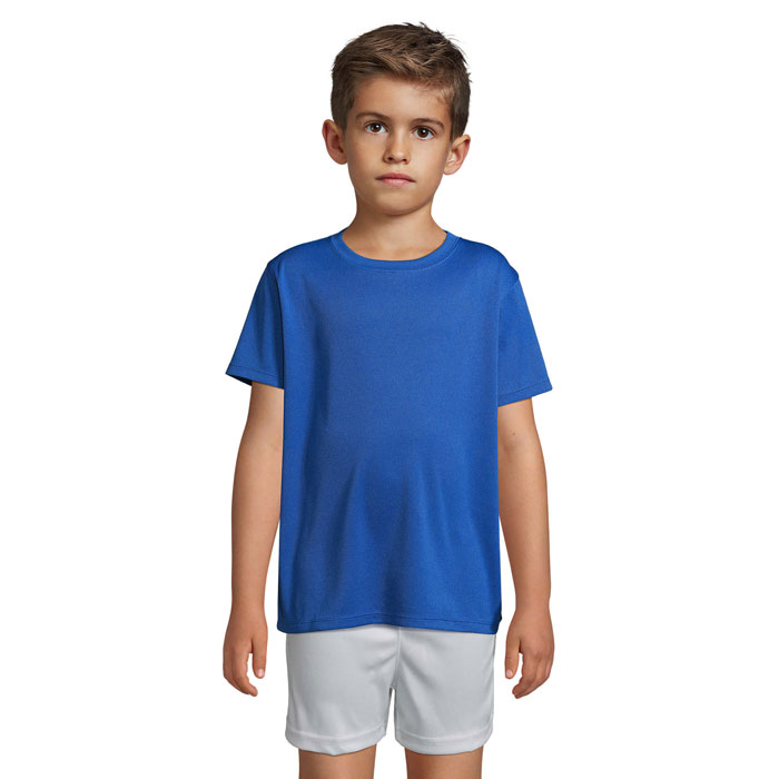 SPRINT KIDS SPORTS T-SHIRT - niebieski