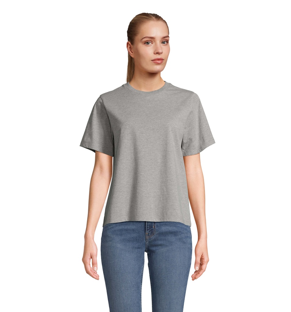 LEGEND WOMEN  T-SHIRT - szary melanż