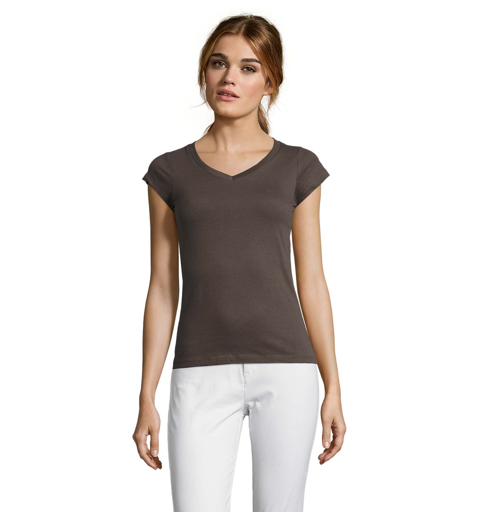 MOON Damski T-SHIRT 150g - ciemny szary