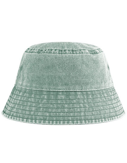 Kapelusz Bucket Bawelniany Vintage Ochrona UV CB688B - Vintage Sage Green