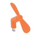Przenośny wentylator USB - pomaranczowy