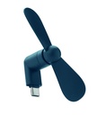 Przenośny wentylator USB - francuski granat