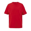 BOXY MEN T-SHIRT OVERSIZE - bright rojo
