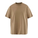 BOXY MEN T-SHIRT OVERSIZE - umber