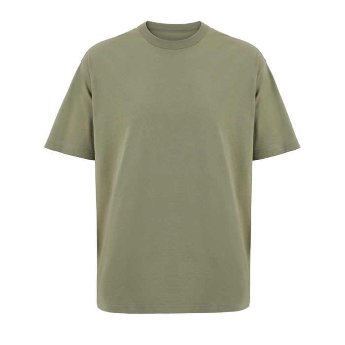 BOXY MEN T-SHIRT OVERSIZE - khaki