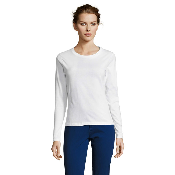 MAJESTIC Damski T-SHIRT 150g - bialy