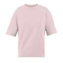 BOXY WOMEN T-SHIRT OVERSIZE S03807-MP - medium pink