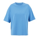 BOXY WOMEN T-SHIRT OVERSIZE S03807-IR - azure