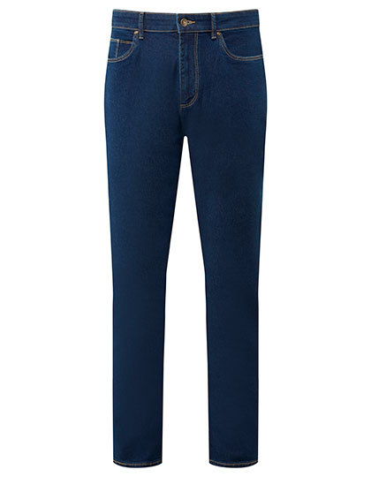 Spodnie Klasyczne Proste Nogawki Denim Stretch PW567 - Indigo (ca. Pantone 2380C)